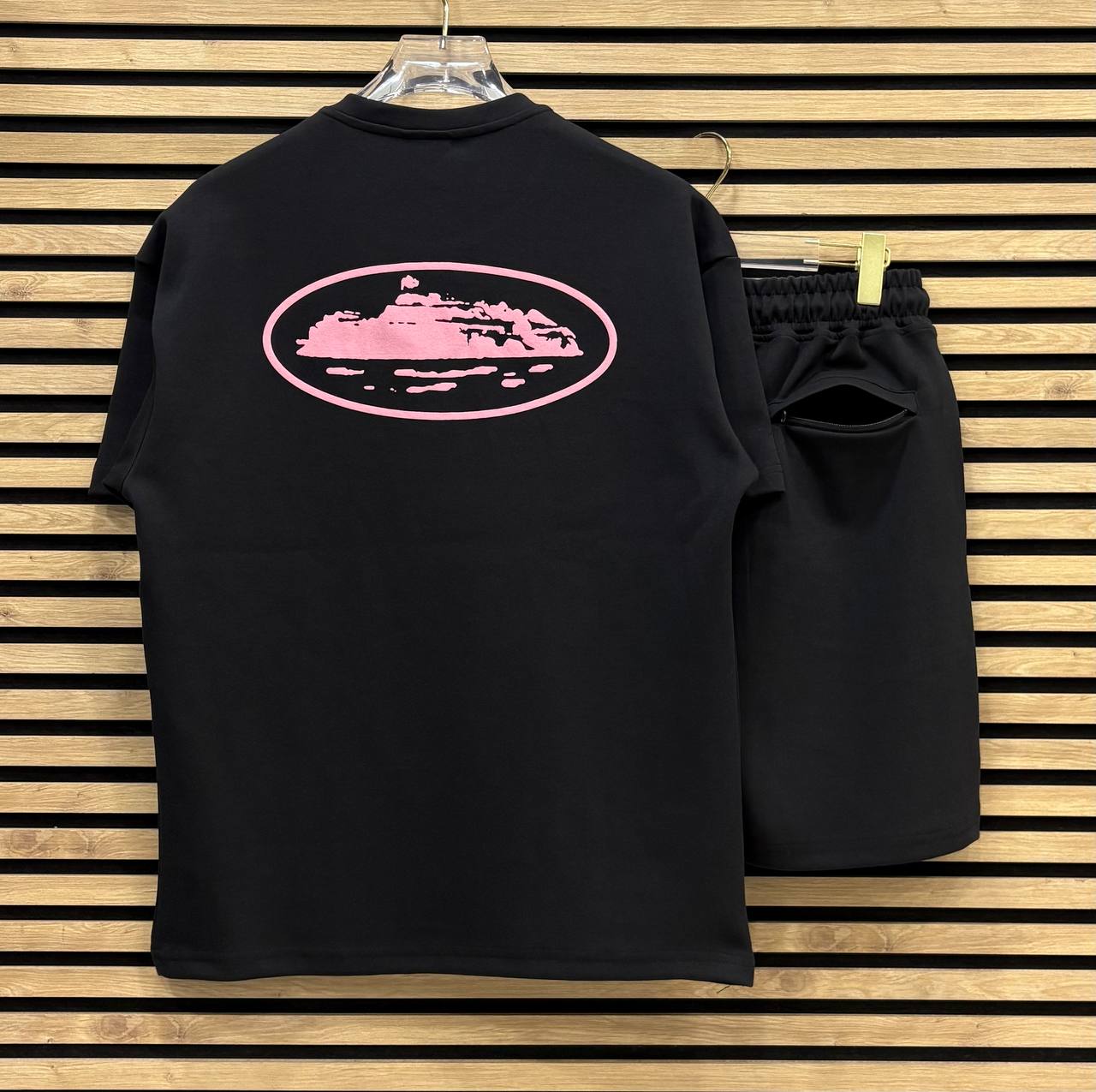 CRTZ004 Летен Къс Екип Black/Pink