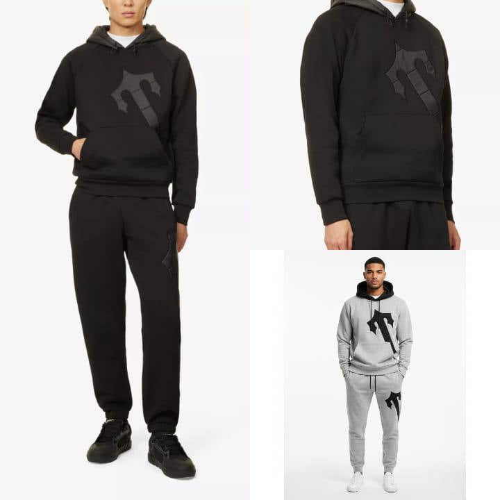 Trapstar Irongte T Hooded Gray Мъжки Екип