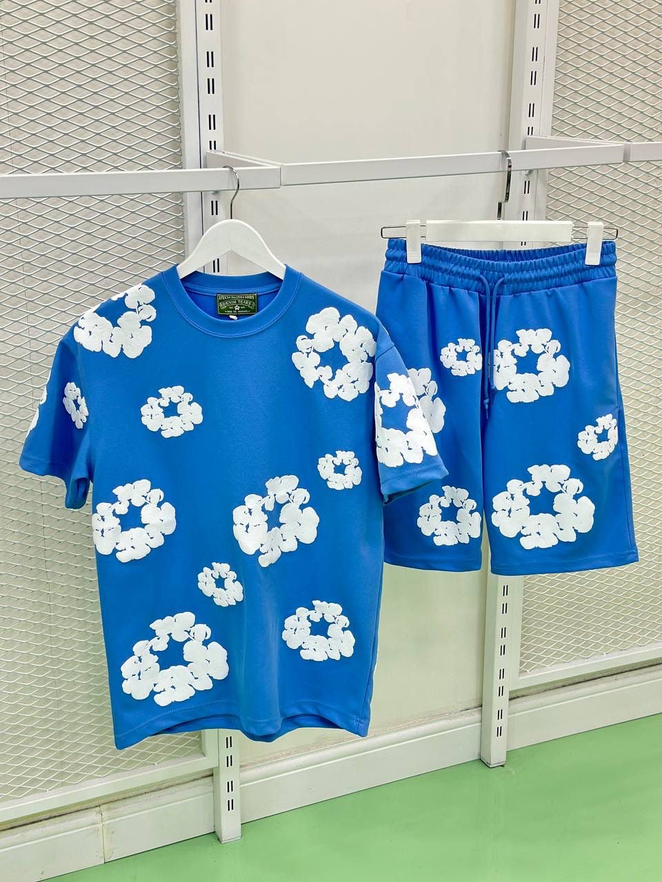 DNMTR033 Мъжки Къс Екип Sky Blue PREMIUM