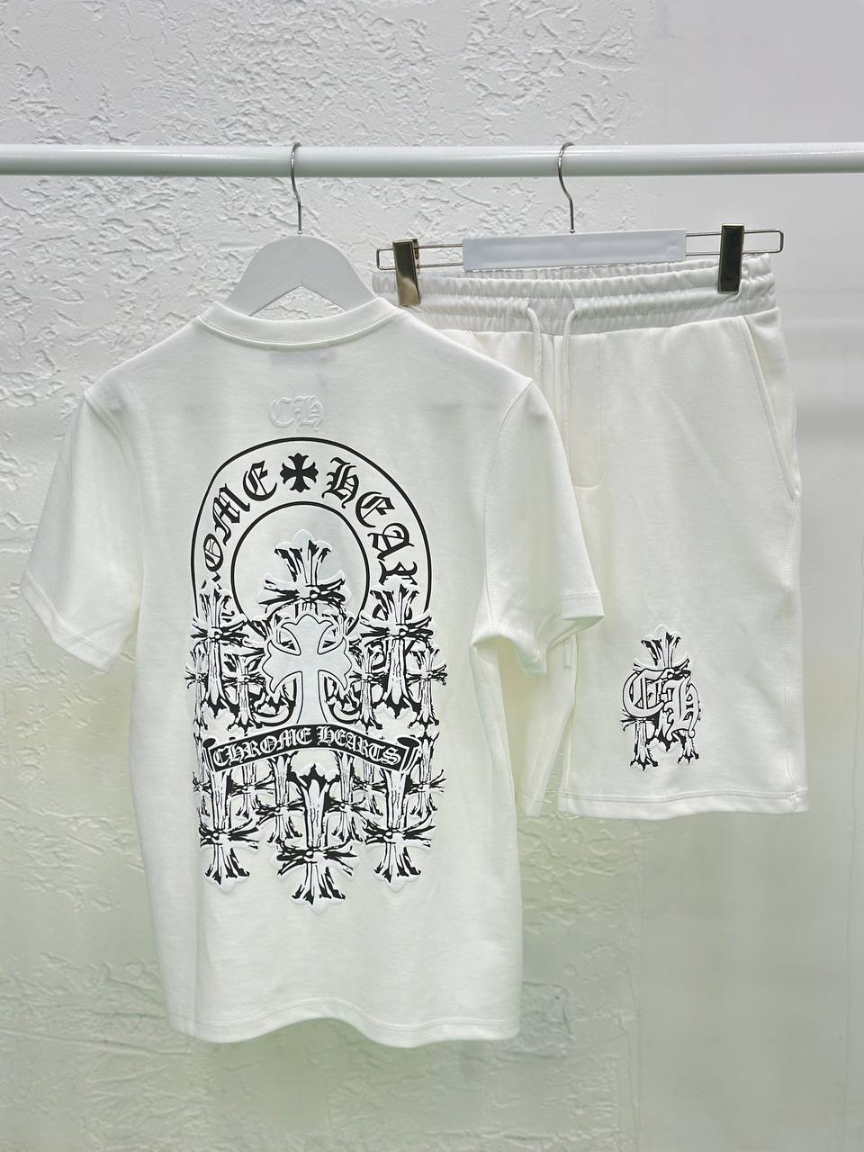 CHRHS07 Мъжки Летен Екип White
