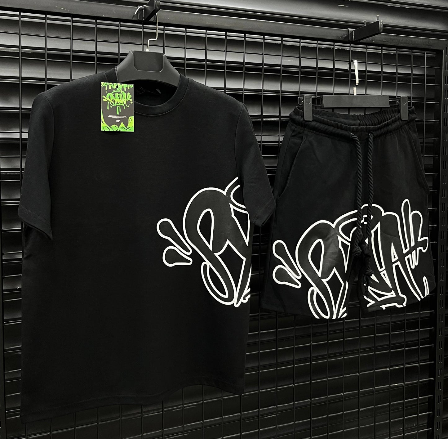 SYNWD037 Мъжки Къс Екип Black/White *PREMIUM*