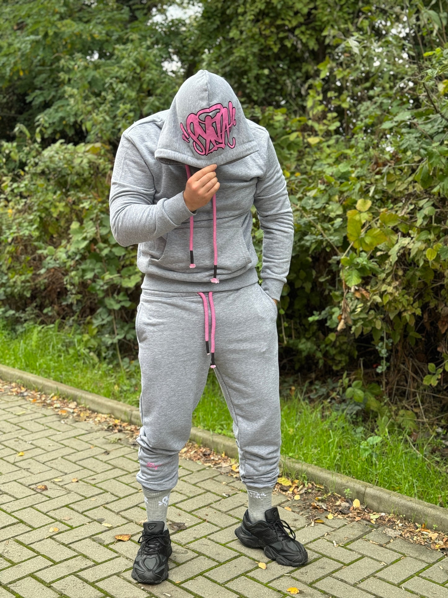 SYNWD027 Мъжки Екип Pink/Gray