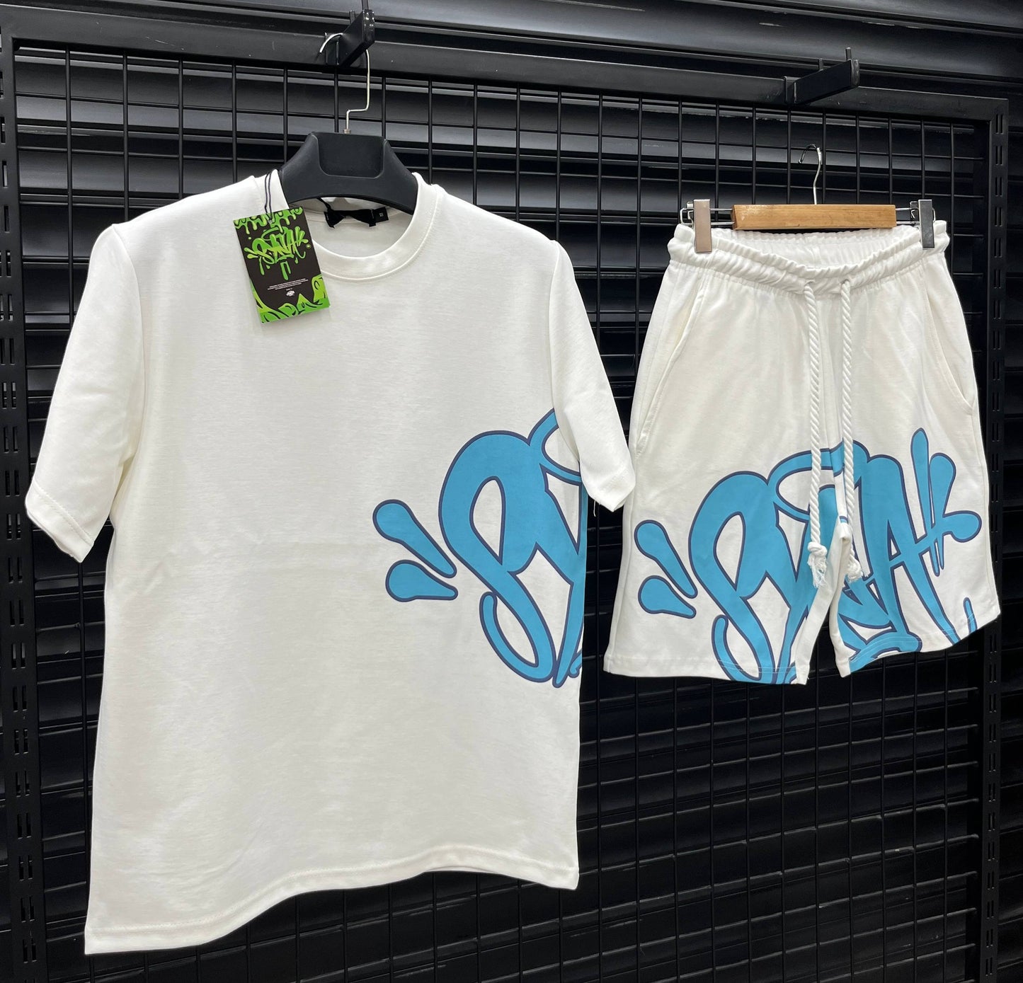 SYNWD038 Мъжки Къс Екип White *PREMIUM*