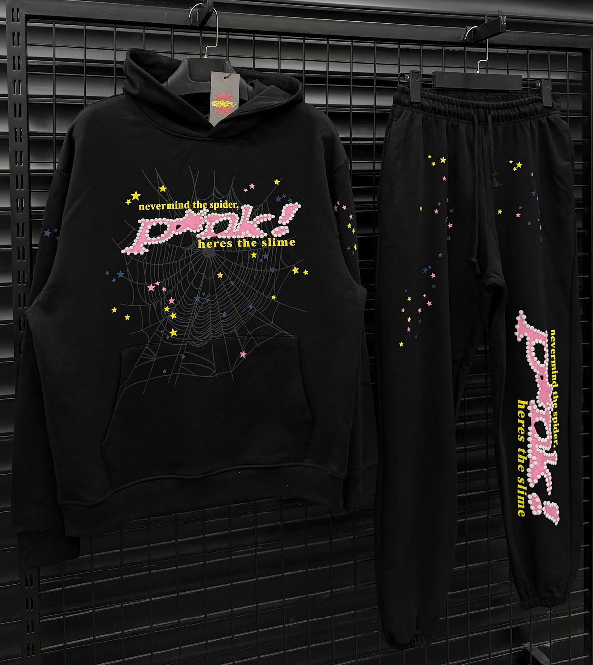 SP5DER014 Мъжки Екип P*nk Black