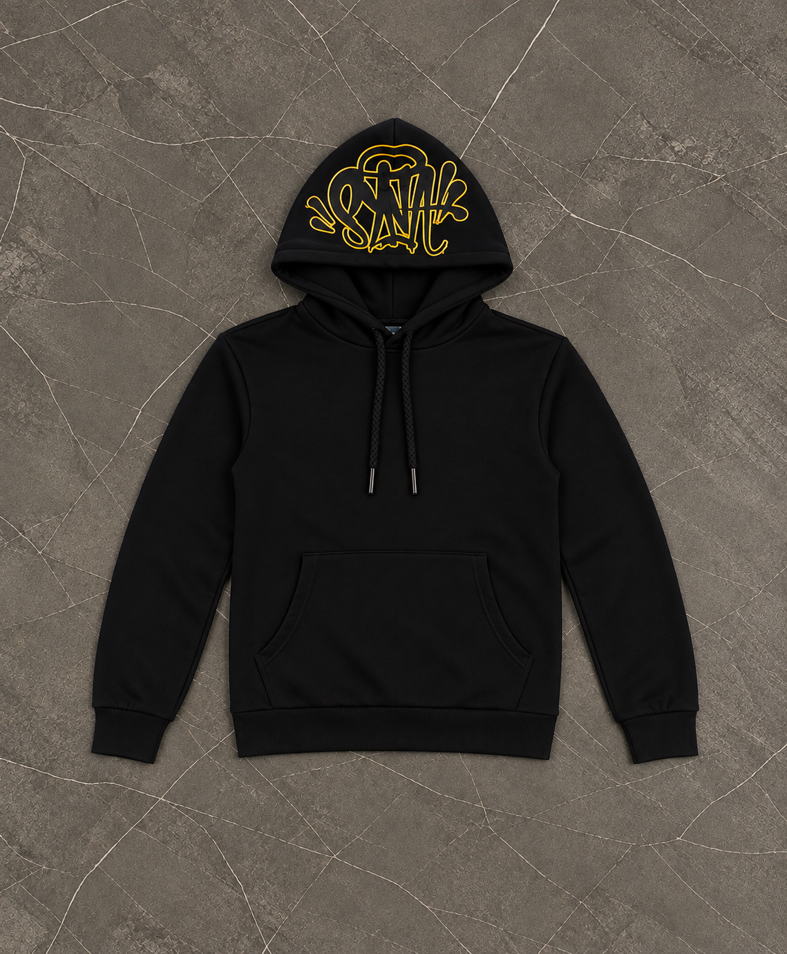 SYNWD003 Мъжко Худи Black/Orange