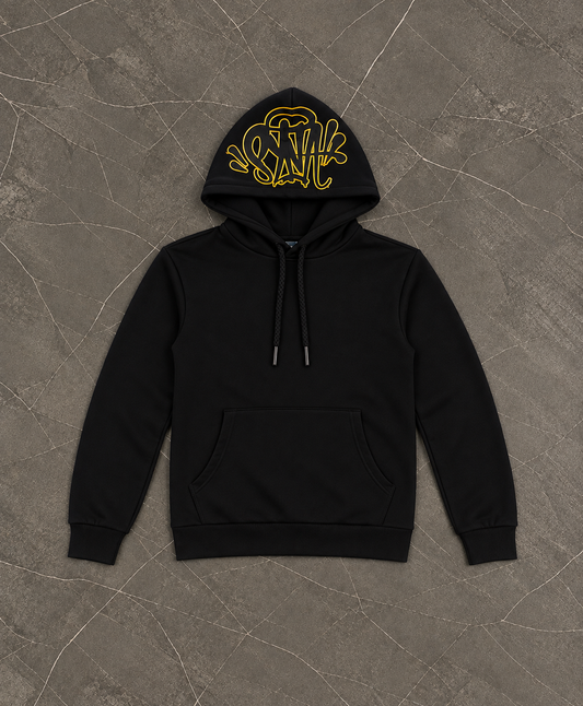 SYNWD003 Мъжко Худи Black/Orange