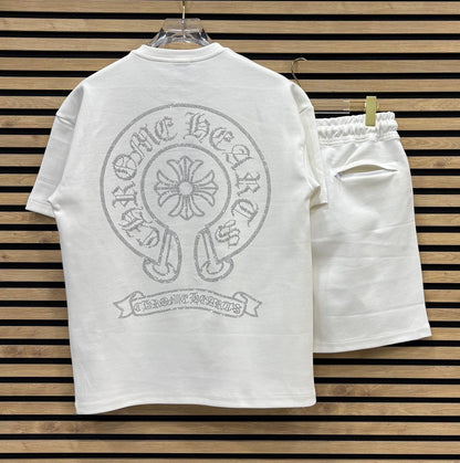 CHRHS05 Мъжки Летен Екип White