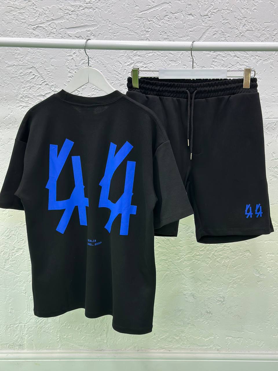LBGR002 44 Мъжки Летен Екип Black