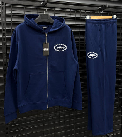 CRTZ018 Superior Royale Zip-Up Мъжки Екип Blue