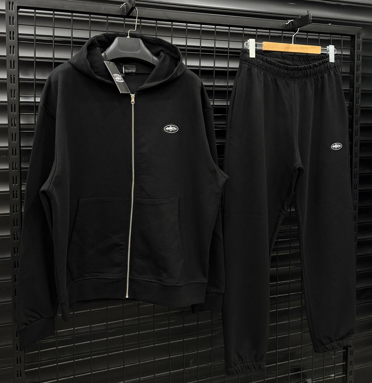 CRTZ016 Мъжки Екип Zip-Up Black