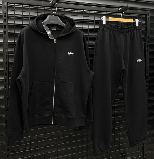 CRTZ016 Мъжки Екип Zip-Up Black