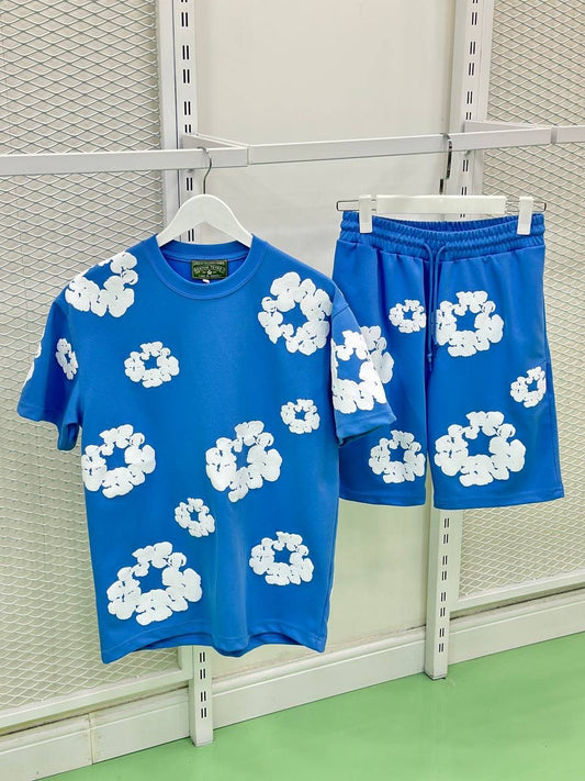 DNMTR033 Мъжки Къс Екип Sky Blue PREMIUM