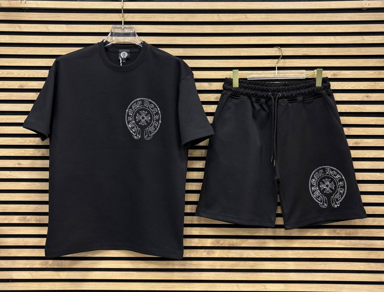 CHRHS06 Мъжки Летен Екип Black