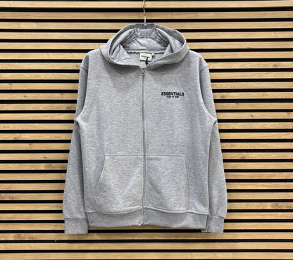 ESSTL003 Мъжки Суичър Zip-Up Gray