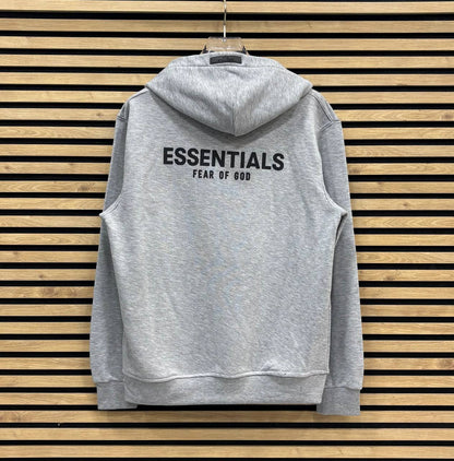 ESSTL003 Мъжки Суичър Zip-Up Gray