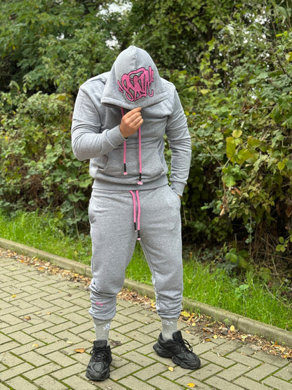 SYNWD027 Мъжки Екип Pink/Gray