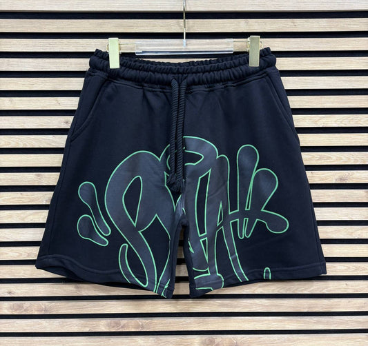 SYNWD034 Мъжки Къси Панталони Black/Green