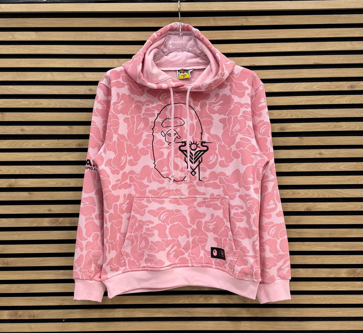 Bape001 Limited Мъжко Худи Pink