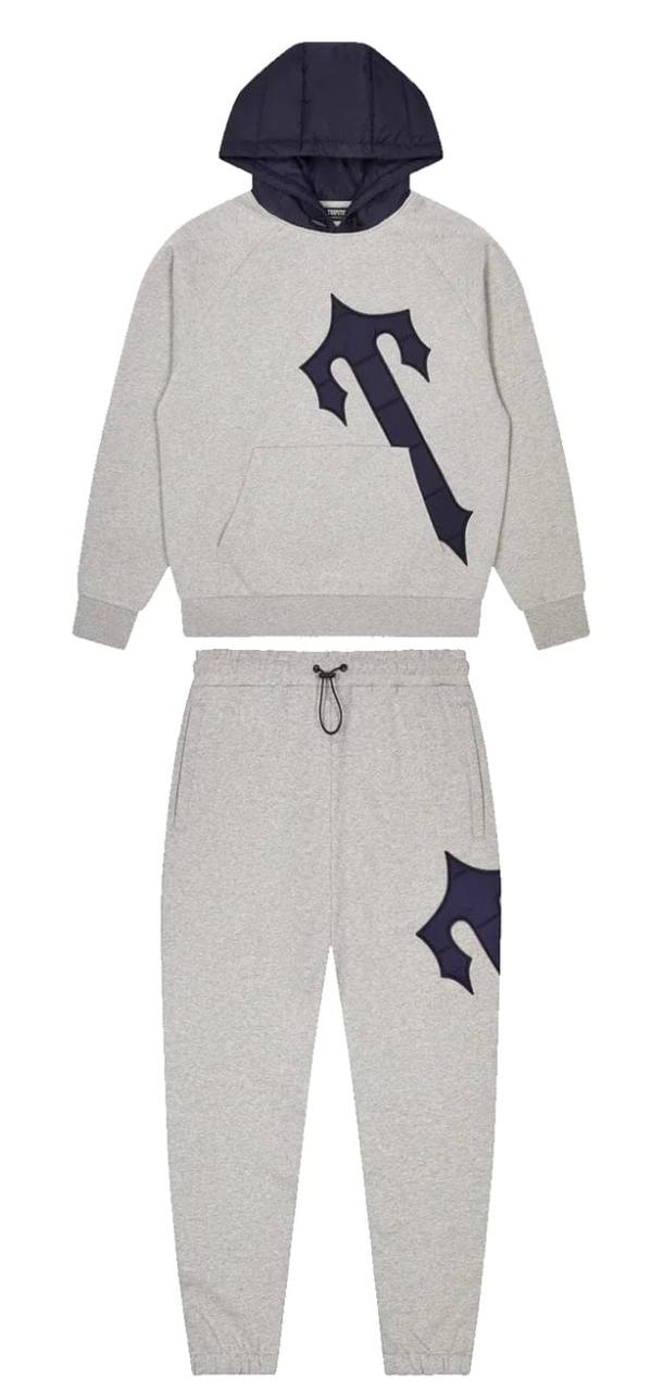 Trapstar Irongte T Hooded Gray Мъжки Екип