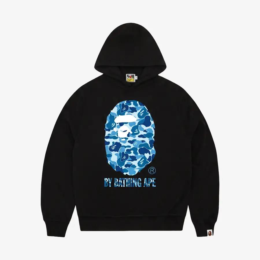 BAPE003 ABC Camo Hoodie Мъжко Худи Black/Blue