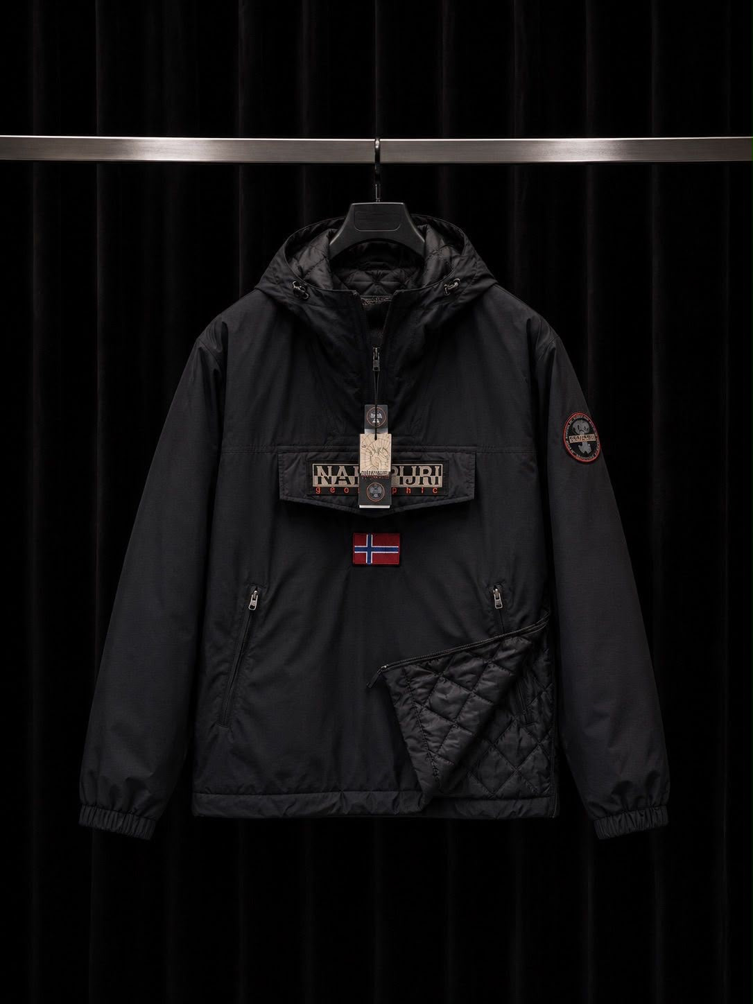 NAPA012 Мъжко Преходно Яке Есен/Зима Black