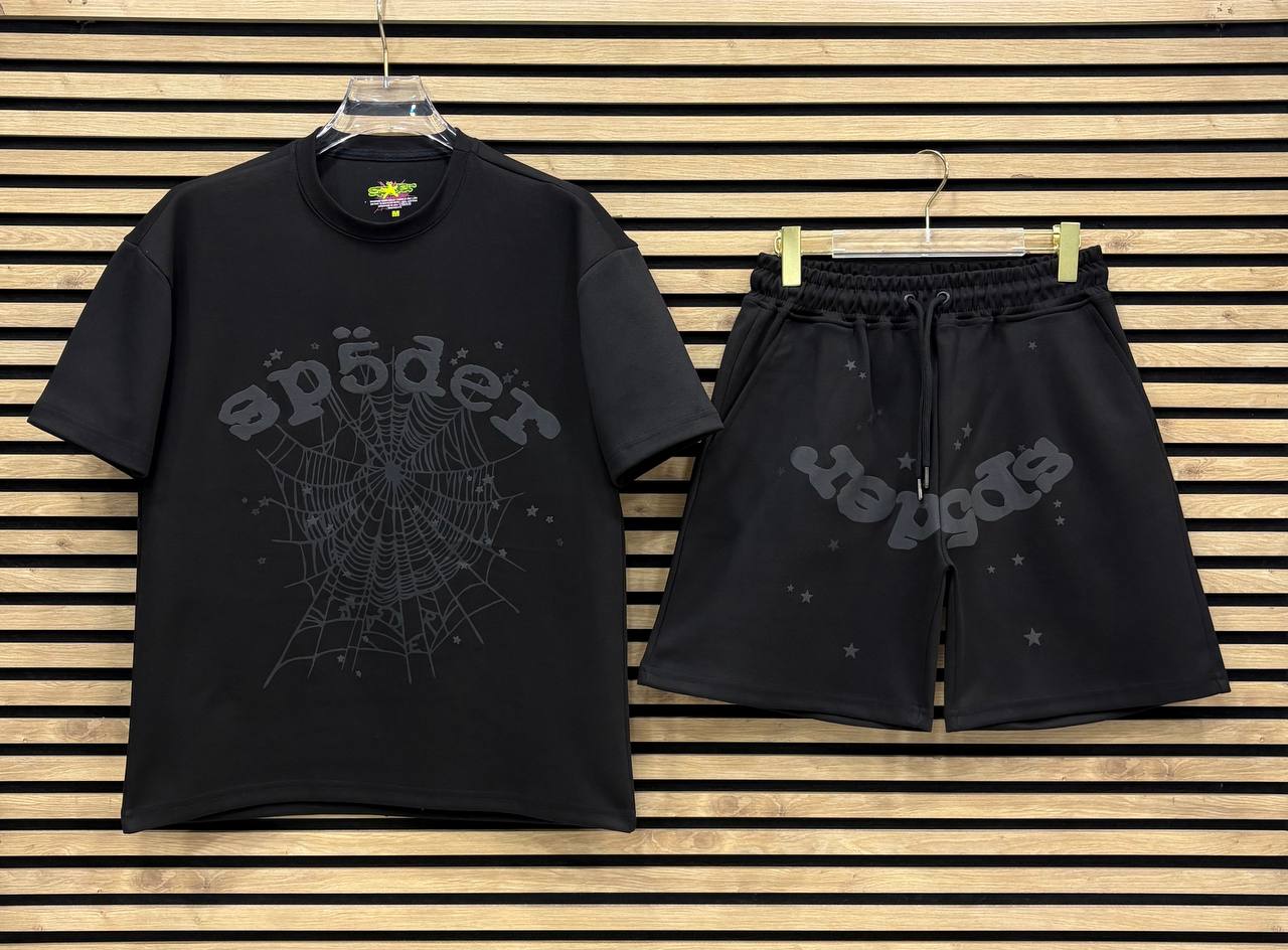 SP5DER006 Мъжки Къс Екип Black/Gray