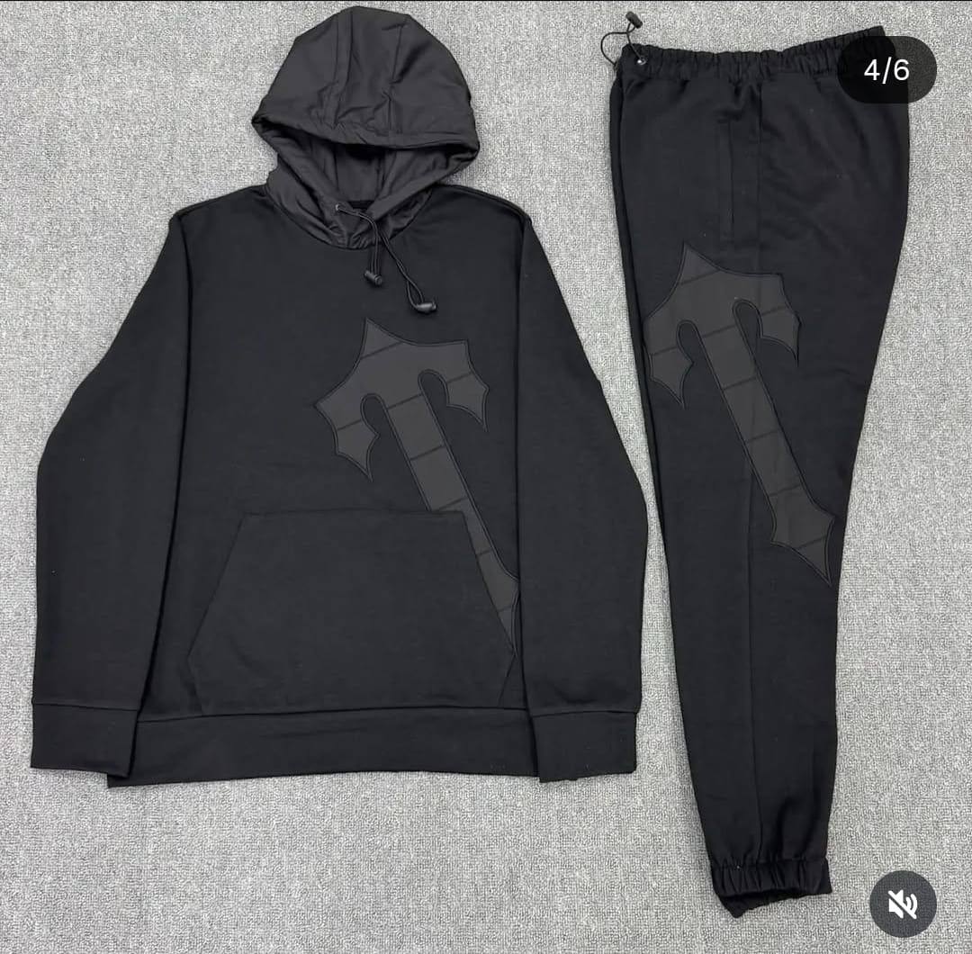 Trapstar Irongte T Hooded Black Мъжки Екип