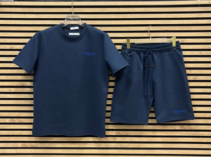 ESSTL007 Летен Къс Dark Blue