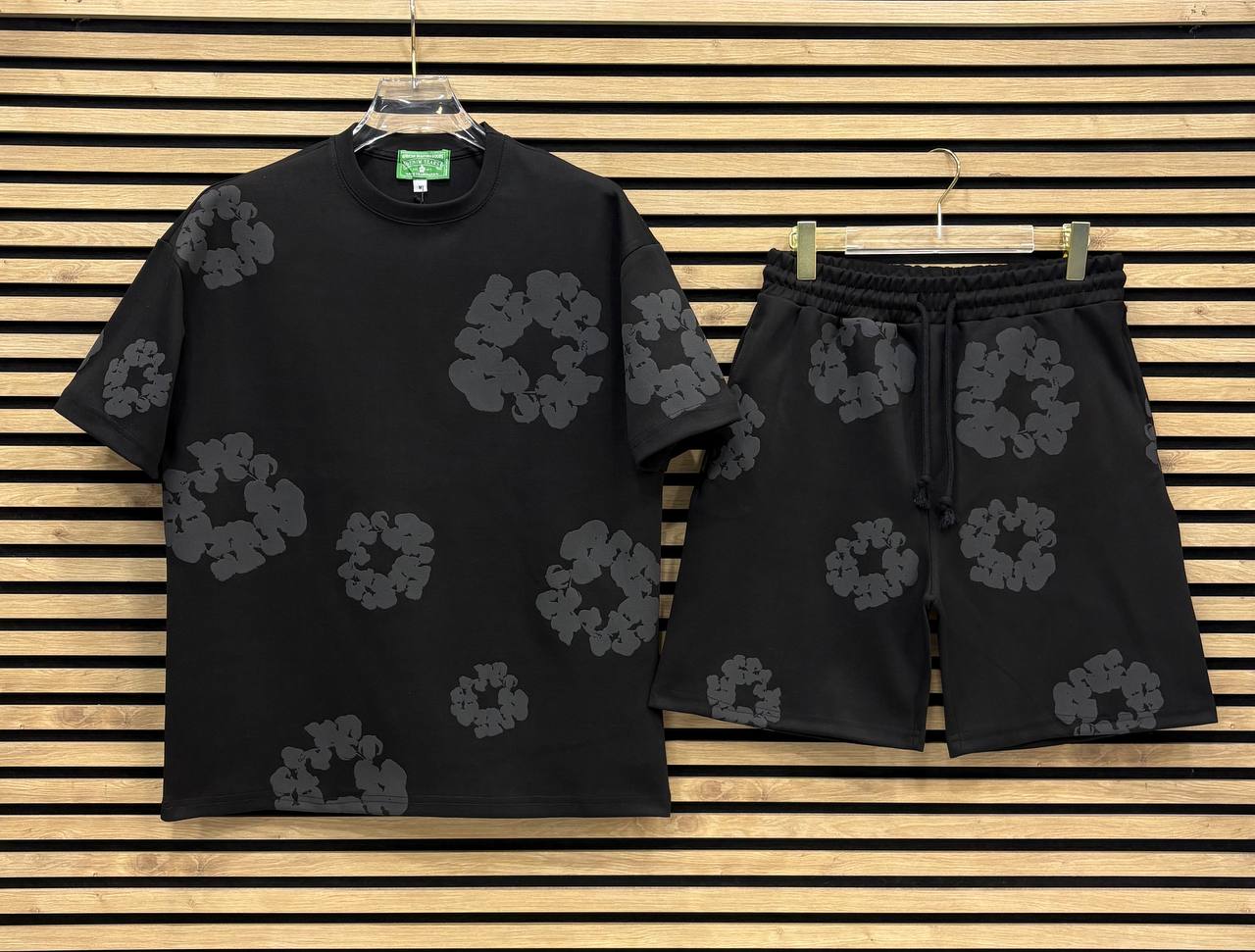 DNMTR037 Мъжки Къс Екип Black/Gray