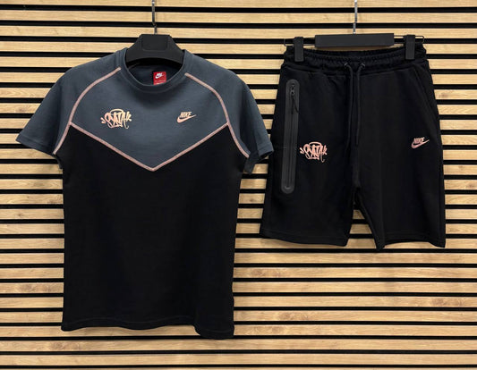 NK X SYNWD  Мъжки Летен Екип Black/Orange