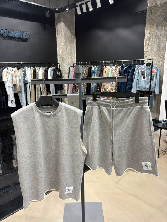 2YPREM Мъжки Летен Екип Dark Gray