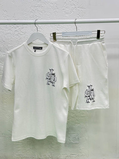 CHRHS07 Мъжки Летен Екип White