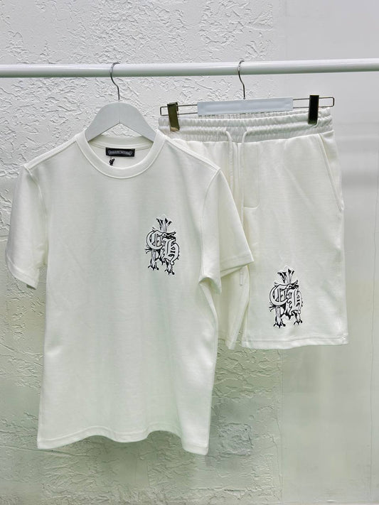 CHRHS07 Мъжки Летен Екип White