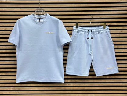 ESSTL008 Летен Къс Екип Baby Blue