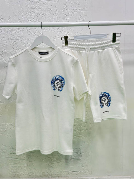 CHRHS06 Мъжки Летен Екип White