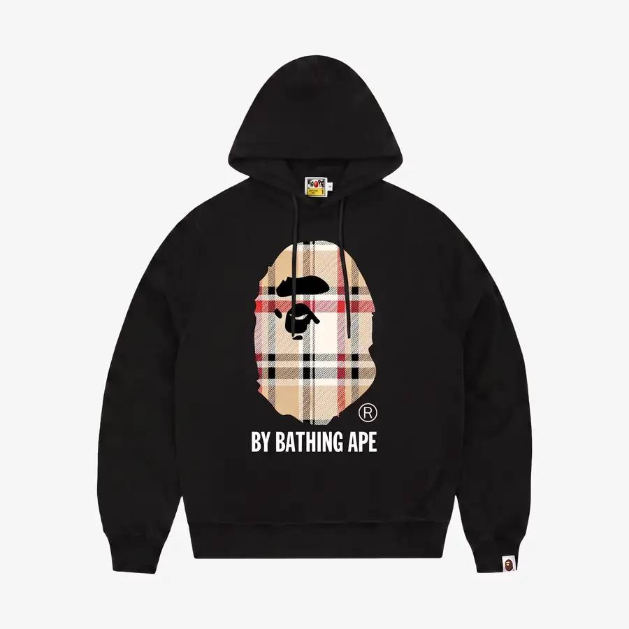 BAPE005 x BURB Hoodie Мъжко Худи Black