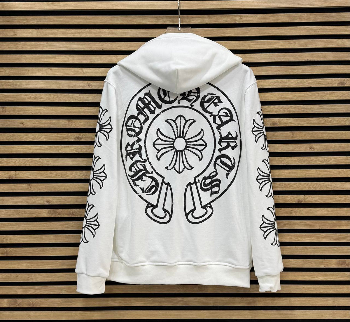 CHRHS08 Мъжки Суичър Zip-Up White