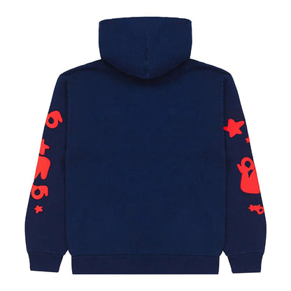 SP5DER007 Beluga Hoodie Blue Мъжки Суичър Худи