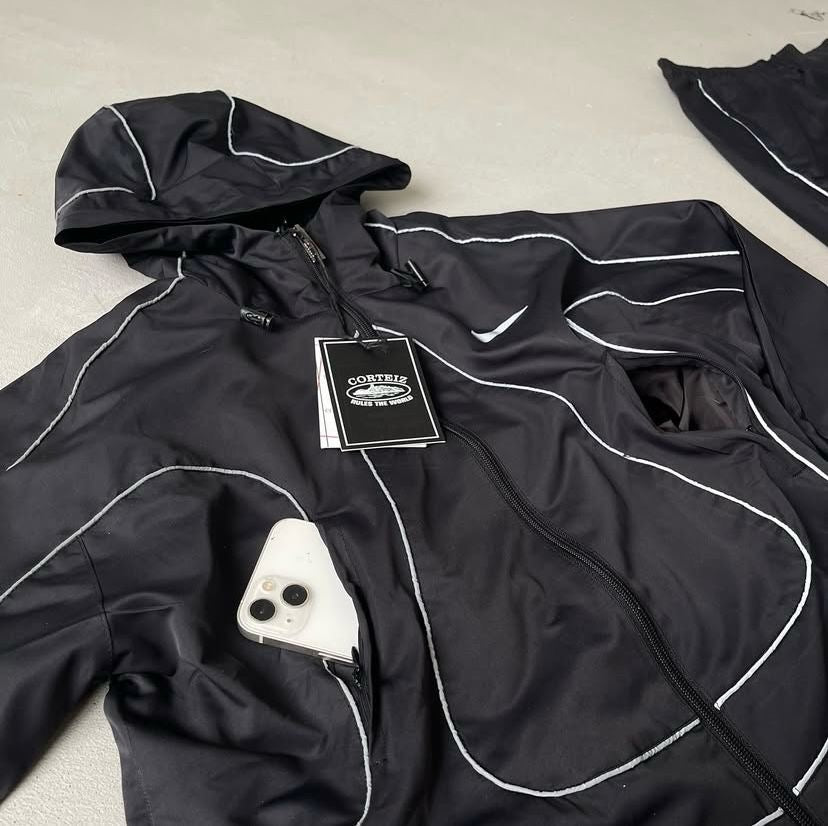 NK x CRTZ Reflective Limited Мъжки Екип BLACK