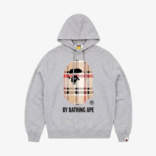 BAPE004 x BURB Hoodie Мъжко Худи Gray