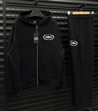 CRTZ020 Superior Royale Zip-Up Мъжки Екип Black