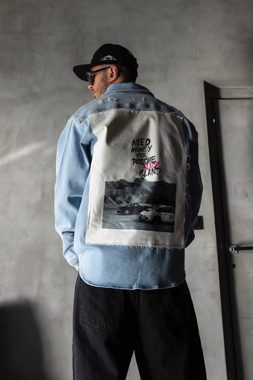 BCISL001 Дънково Яке “Need Money For Porsche”