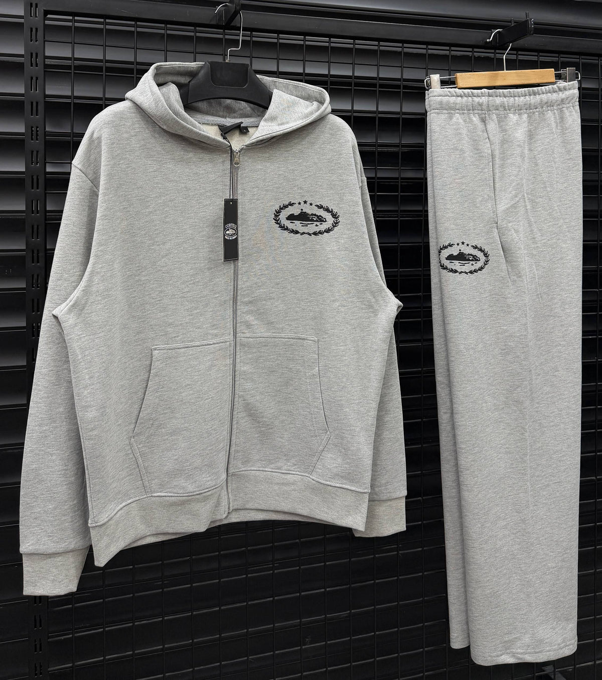 CRTZ019 Superior Royale Zip-Up Мъжки Екип Gray