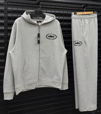 CRTZ019 Superior Royale Zip-Up Мъжки Екип Gray