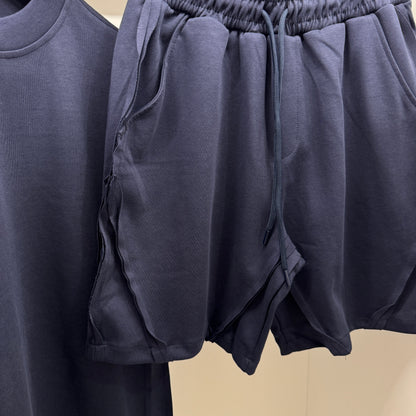 EKS003 Designer Short Set Blue Мъжки Летен Екип