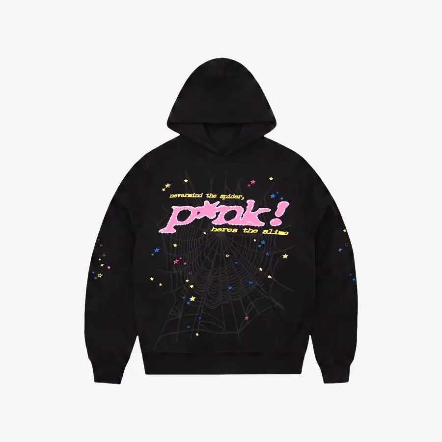 SP5DER005 Pink Hoodie Мъжки Суичър Худи
