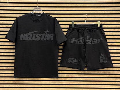 HELLSTAR002 Мъжки Летен Екип Black/Gray