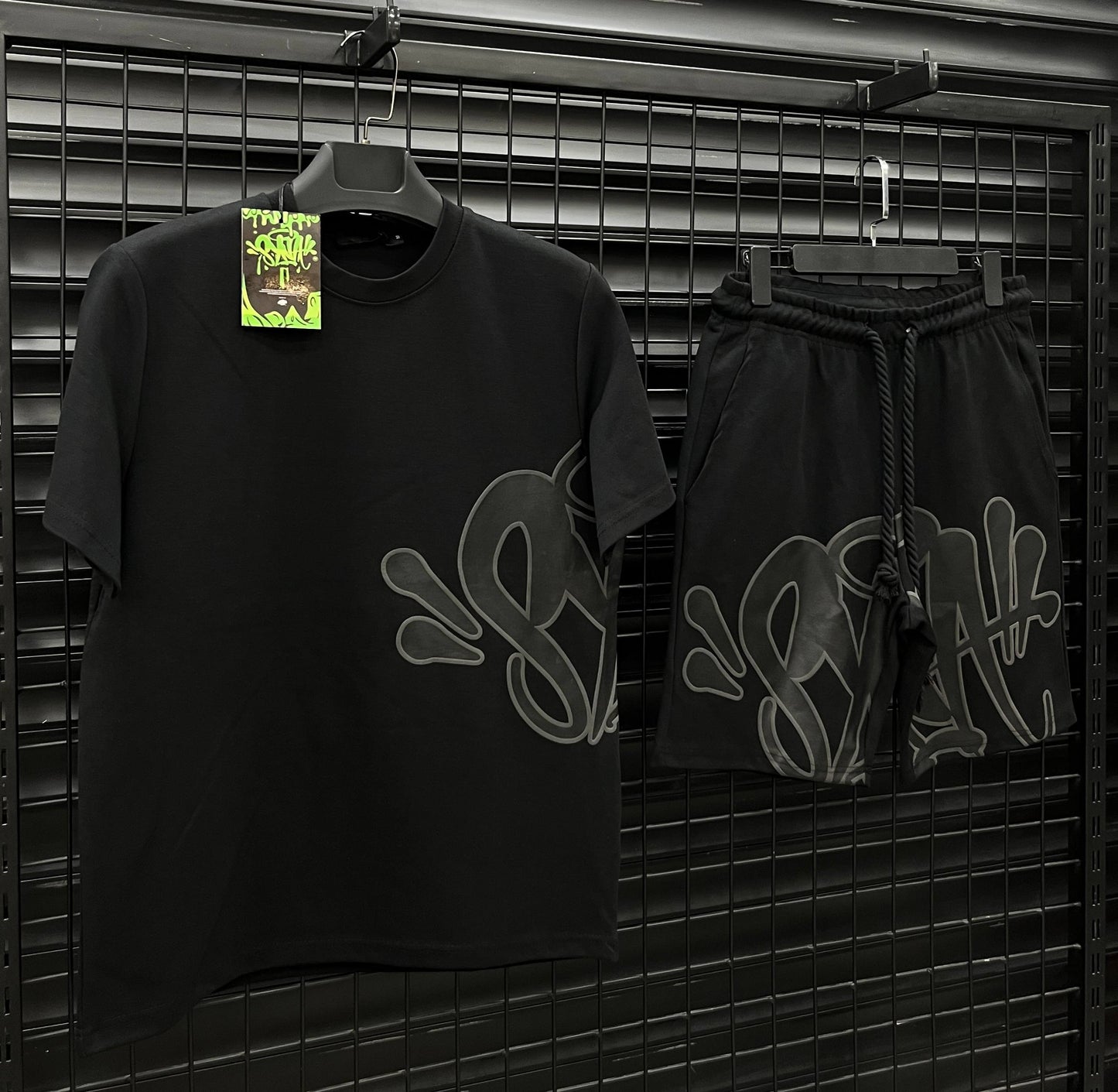 SYNWD035 Мъжки Къс Екип Black *PREMIUM*