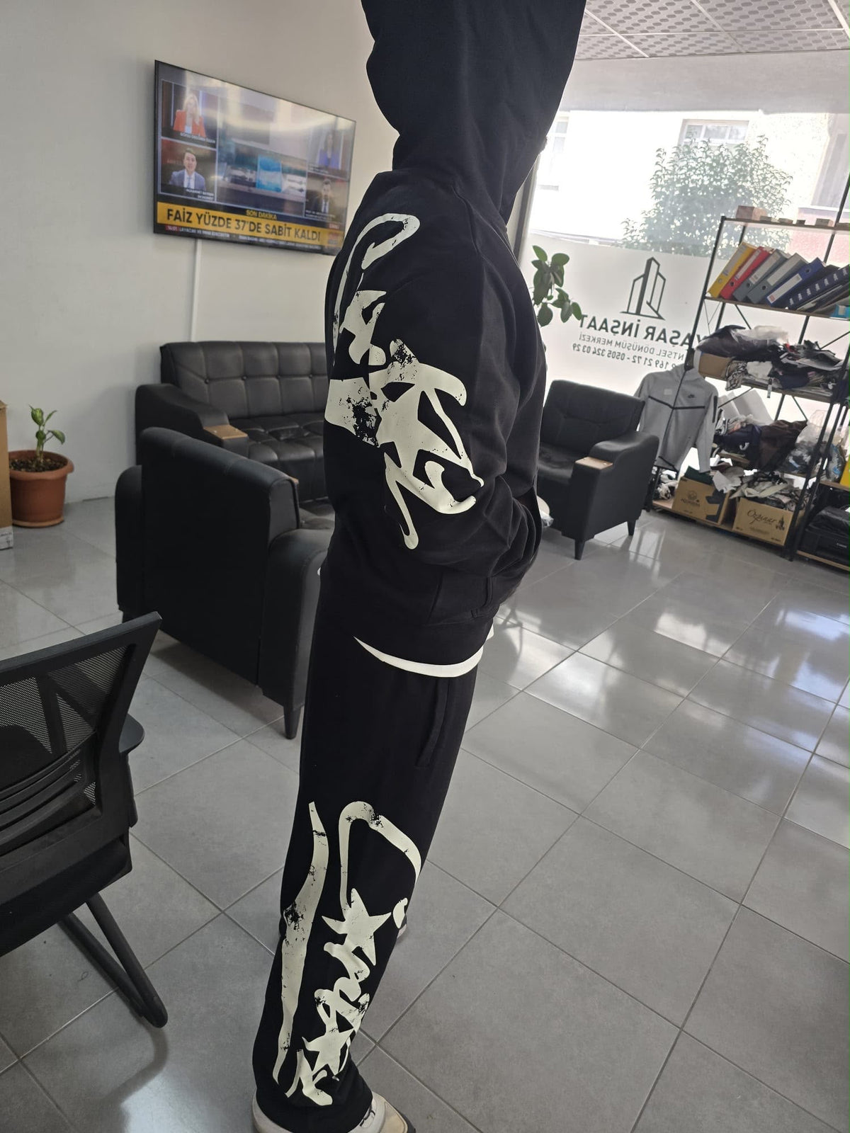 CRTZ022 Limited Wosh Hoodie Мъжки Екип Black