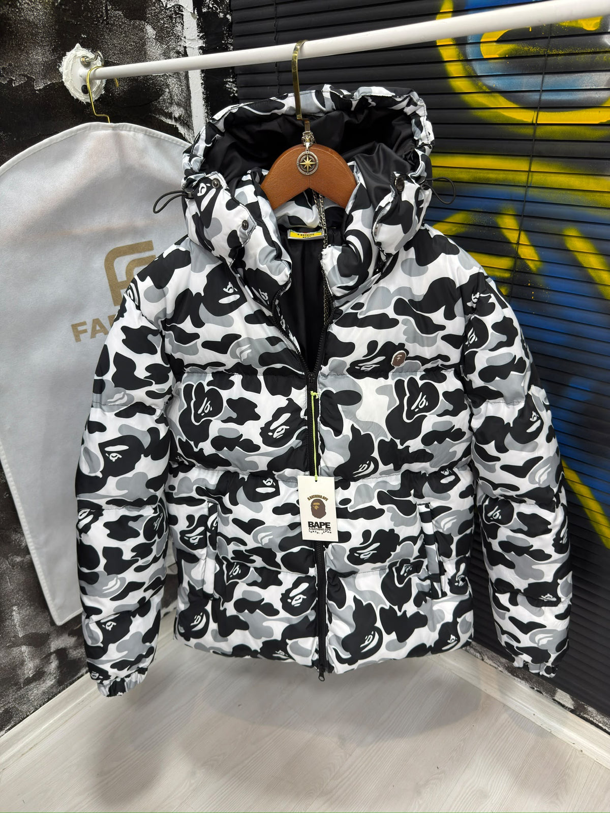 Bape ABC Camo Down Jacket Зимно Мъжко яке *PREMIUM*
